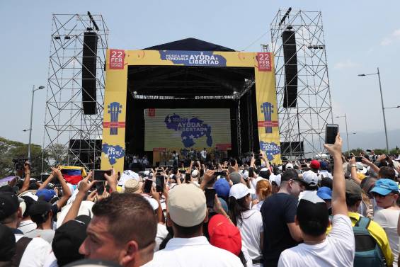 Maduro censura la señal de Antena 3 en el concierto ‘Venezuela Aid Live’