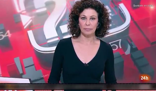 Críticas a Beatriz Pérez Aranda (TVE) por ‘cantar’ los datos del coronavirus como si fuera la Lotería