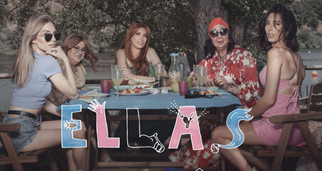 Alex Saint, Carmen García de Merlo, Valeria Vegas, Miriam Amaya y Lola Rodríguez, las cinco protagonistas de 'Ellas'.