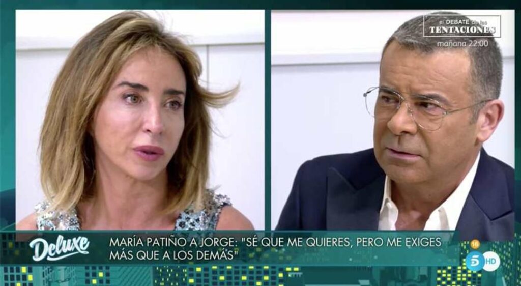 María Patiño se sincera sobre su situación personal con Jorge Javier Vázquez en 'Sábado Deluxe'.