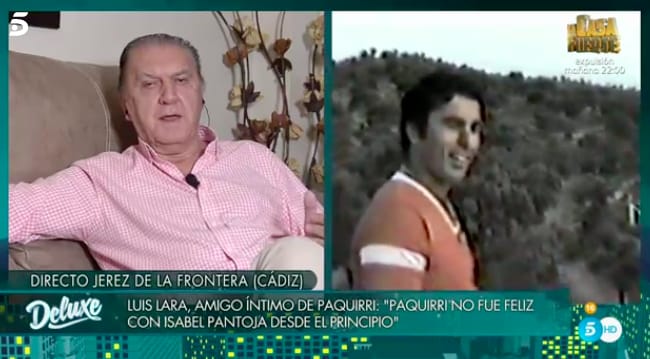 Luis Lara habla en 'Sábado Deluxe' sobre la relación de Paquirri con Isabel Pantoja.