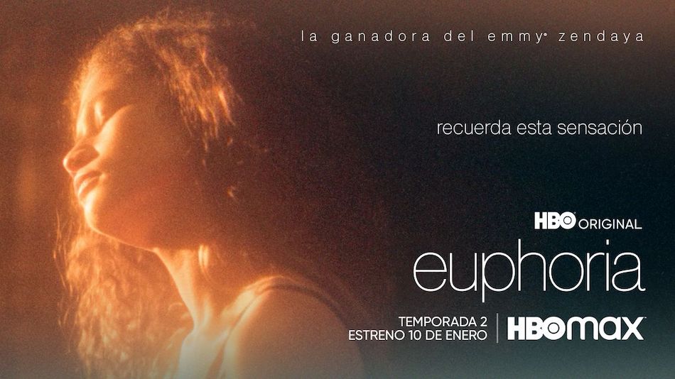 Zendaya en el póster de la temporada 2 de 'Euphoria'