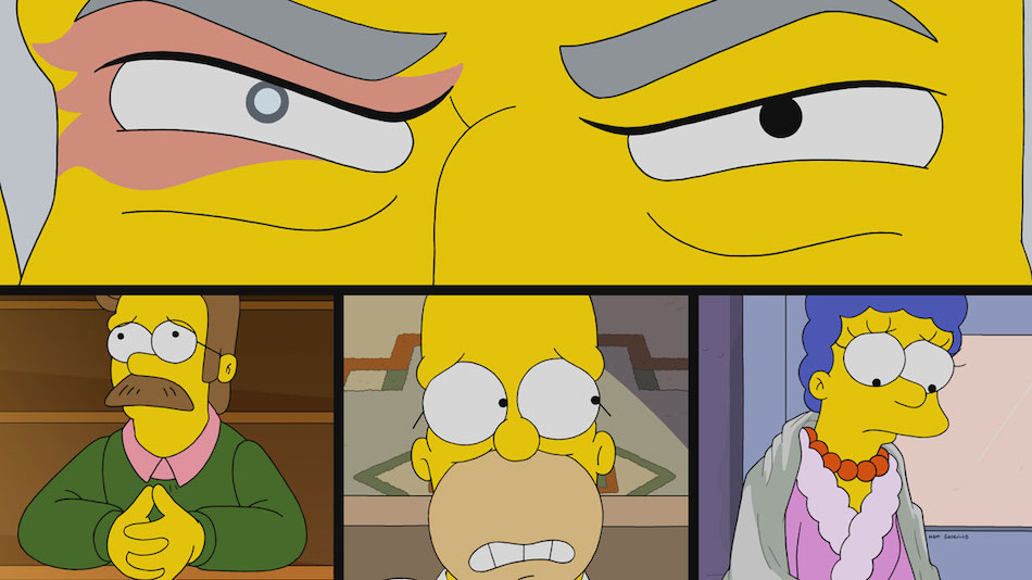 Un Flanders serio - Los Simpson