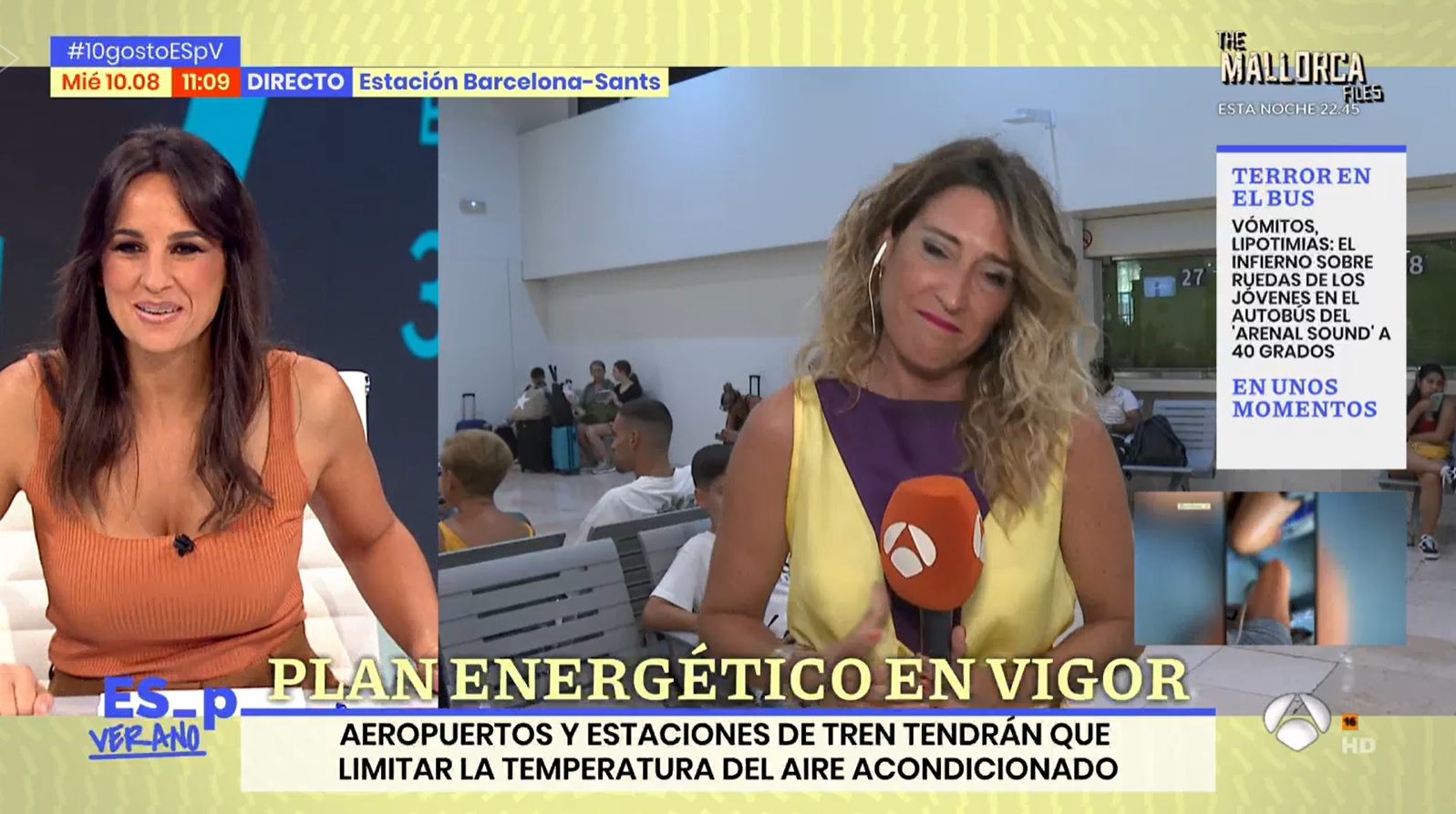 Lorena García reportera Espejo Público