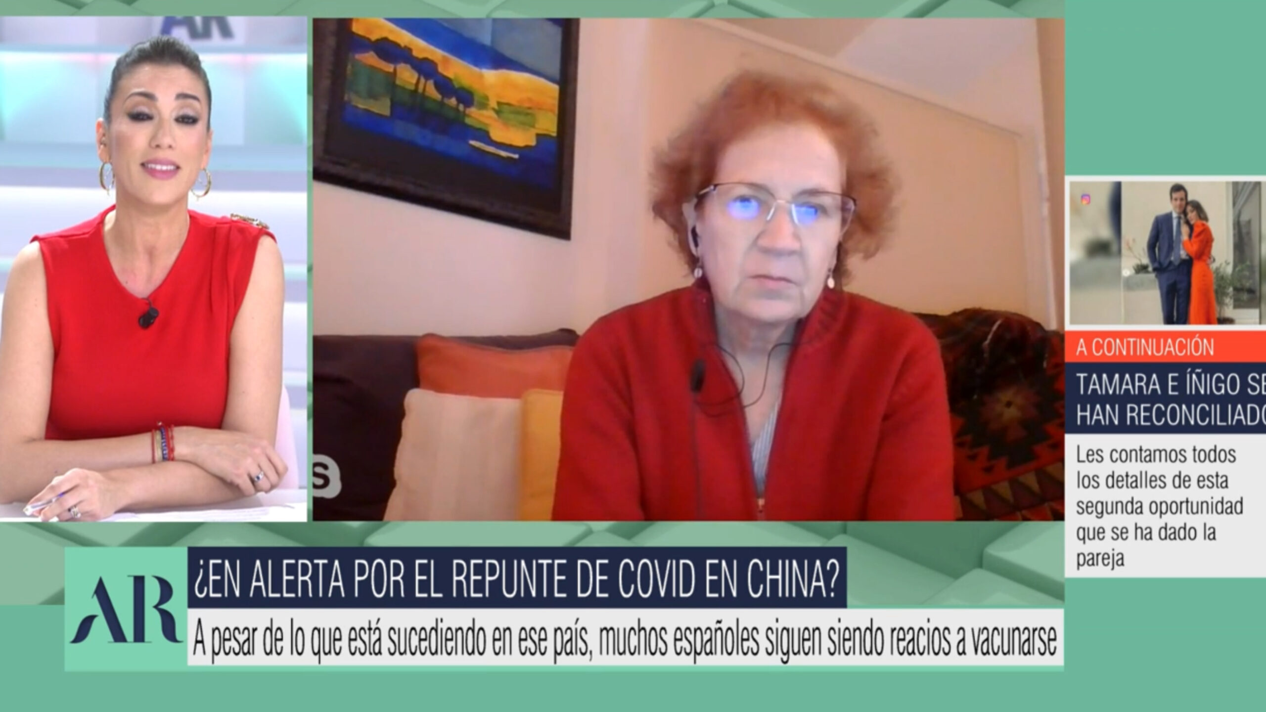 Margarita del Val sorprende en ‘El programa de AR’ con su respuesta al temor a otra ola de covid