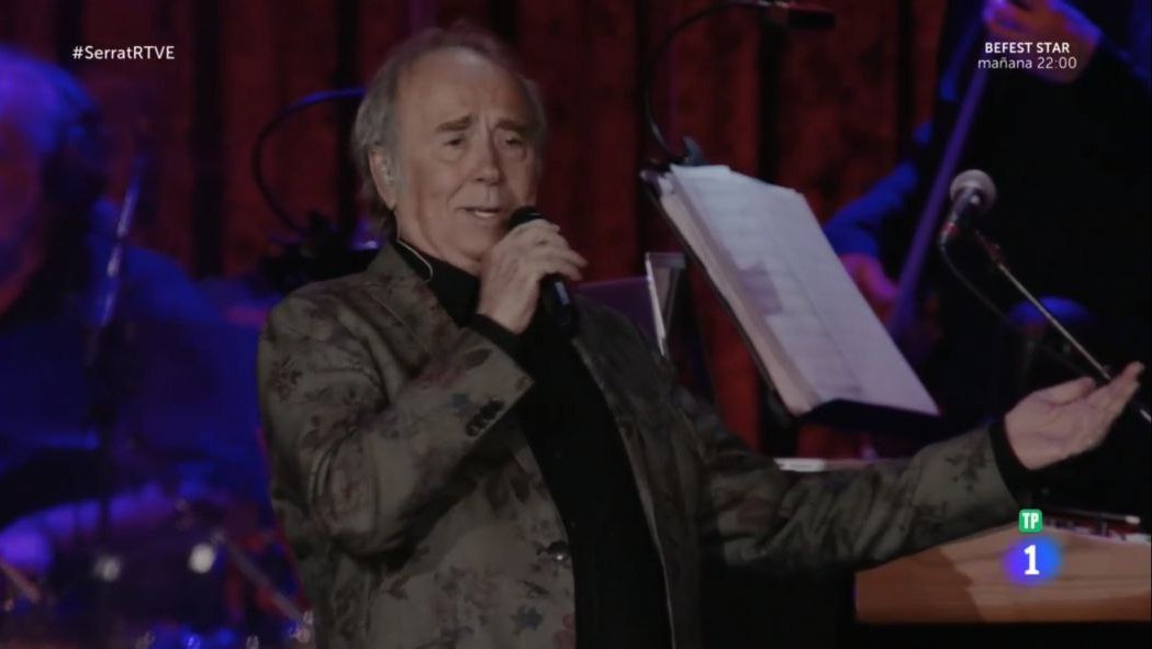 Aplauso mayúsculo a TVE por emitir el último concierto de Serrat: «Tesoro audiovisual»