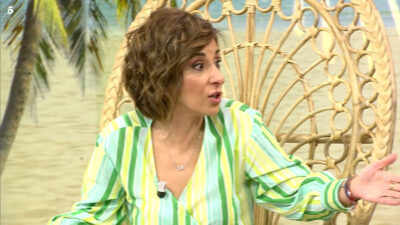Adela González en 'Sálvame' este 29 de marzo.