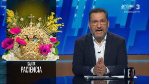 Toni Soler, presentador de 'Està passant' (TV3), responde a la polémica por el gag de la Virgen del Rocío.