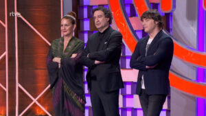 Samantha Vallejo-Nágera, Pepe Rodríguez y Jordi Cruz en la sexta entrega de 'MasterChef 11'.