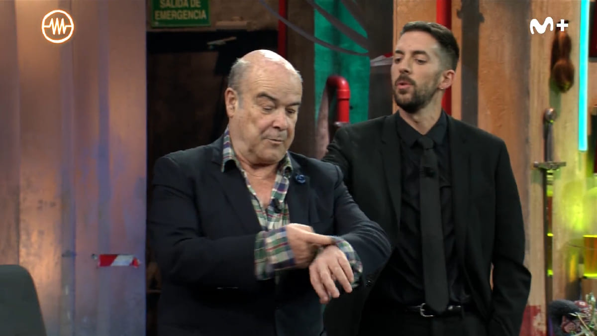 Antonio Resines y David Broncano en 'La Resistencia'.