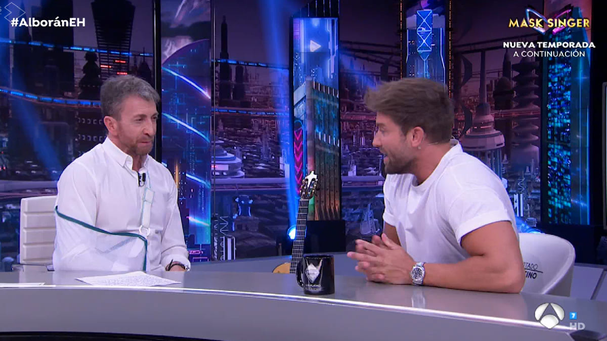 Pablo Motos y Pablo Alborán en 'El Hormiguero'.