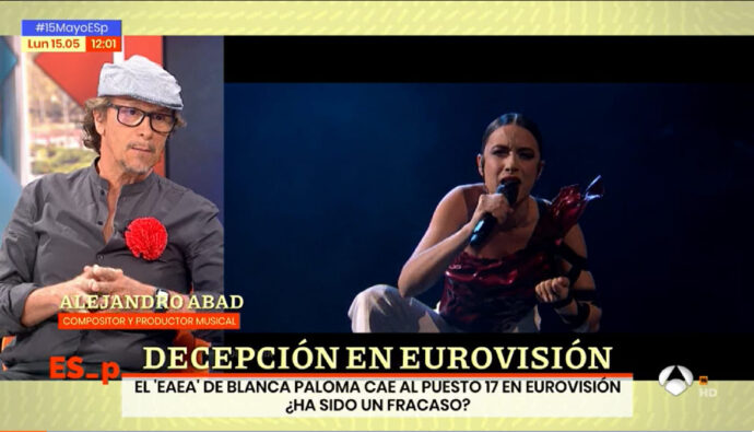 Alejandro Abad analiza el fracaso de Blanca Paloma en Eurovisión.