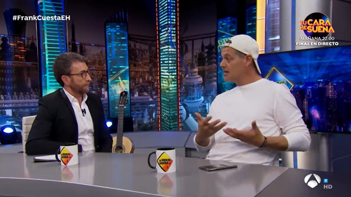 Frank Cuesta en su última aparición en 'El Hormiguero'.