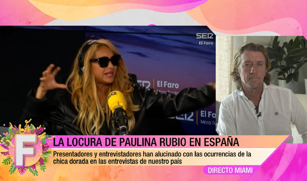 Colate sentencia a Paulina Rubio en 'Fiesta'.