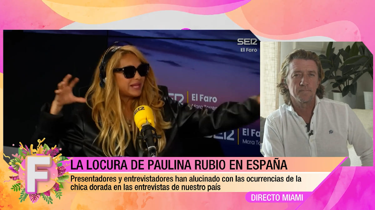 Colate sentencia a Paulina Rubio en 'Fiesta'.