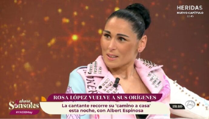 Rosa López hace este inesperado anuncio sobre su maternidad delante de Sonsoles Ónega