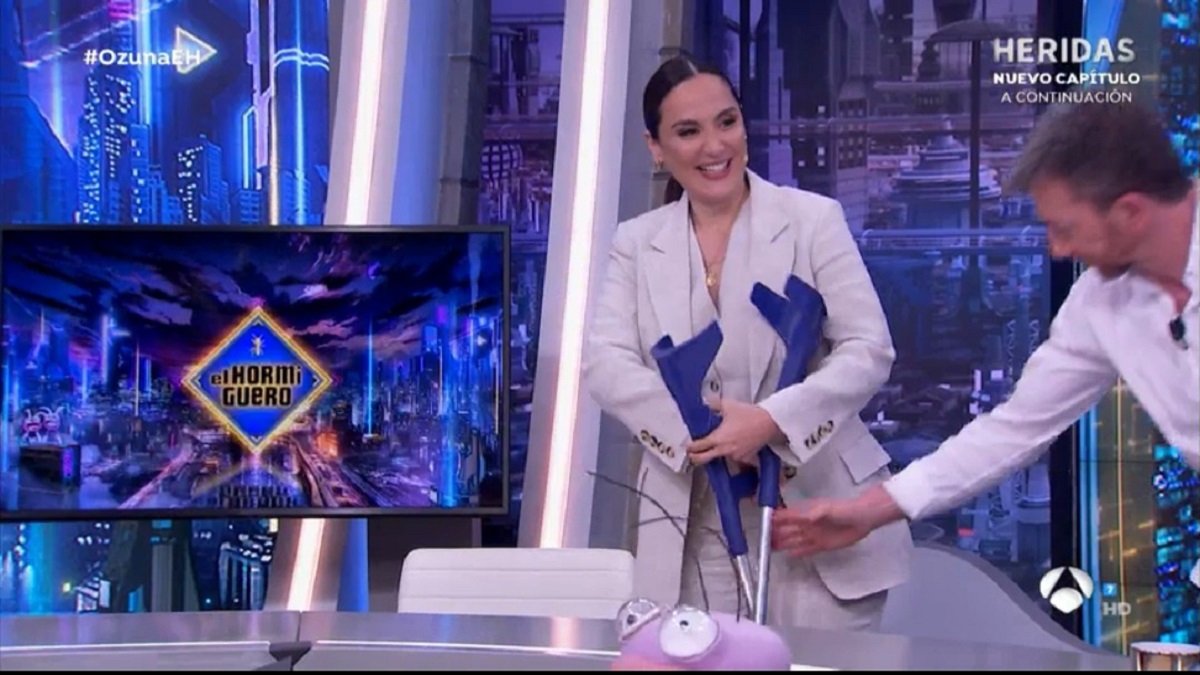 Tamara Falcó sufre un percance en 'El Hormiguero' y causa impacto al salir así en pantalla