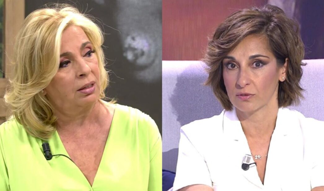 Carmen Borrego y Adela González en 'Sálvame'.