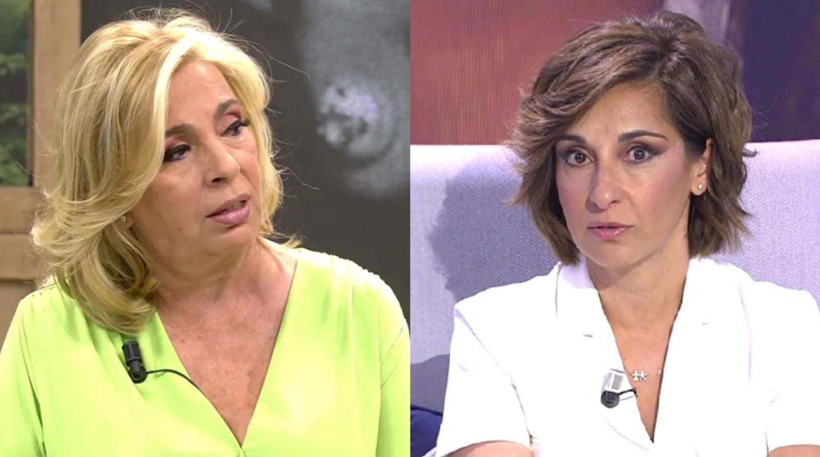 Carmen Borrego y Adela González en 'Sálvame'.