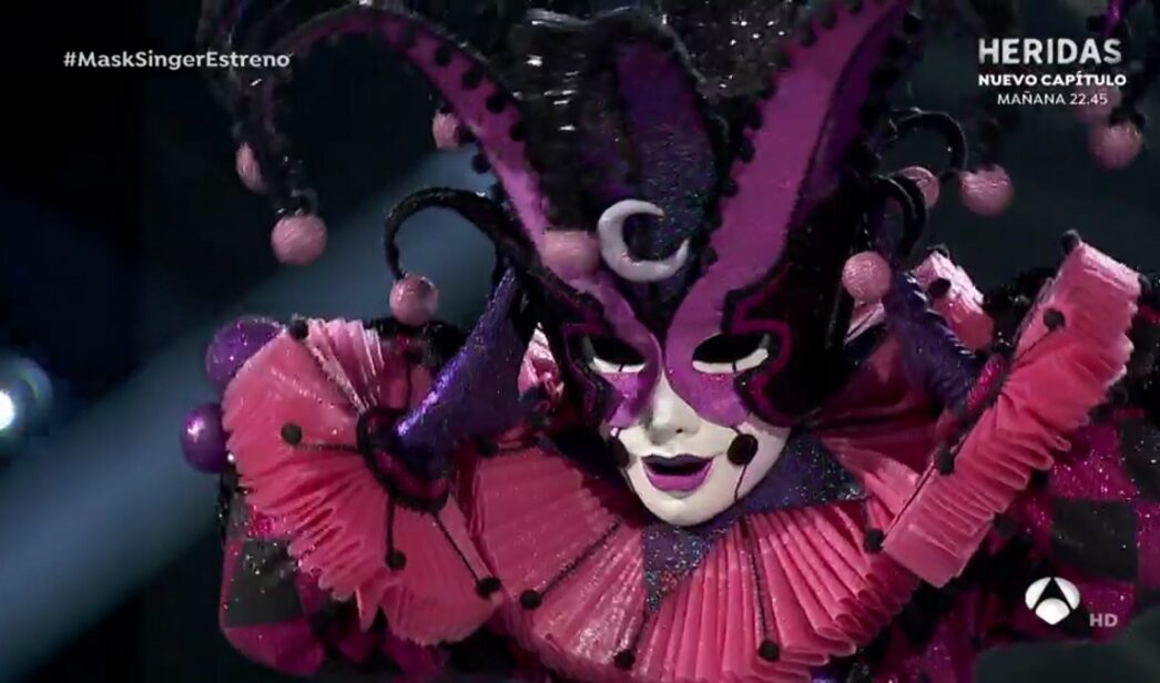 Arlequín, segunda máscara desenmascarada de 'Mask singer 3'