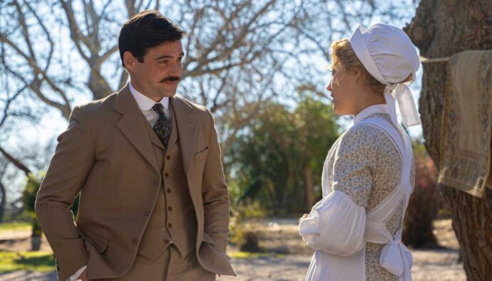 Manuel y Jana en 'La Promesa'.