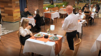 Eloy y Mercedes en 'First Dates'