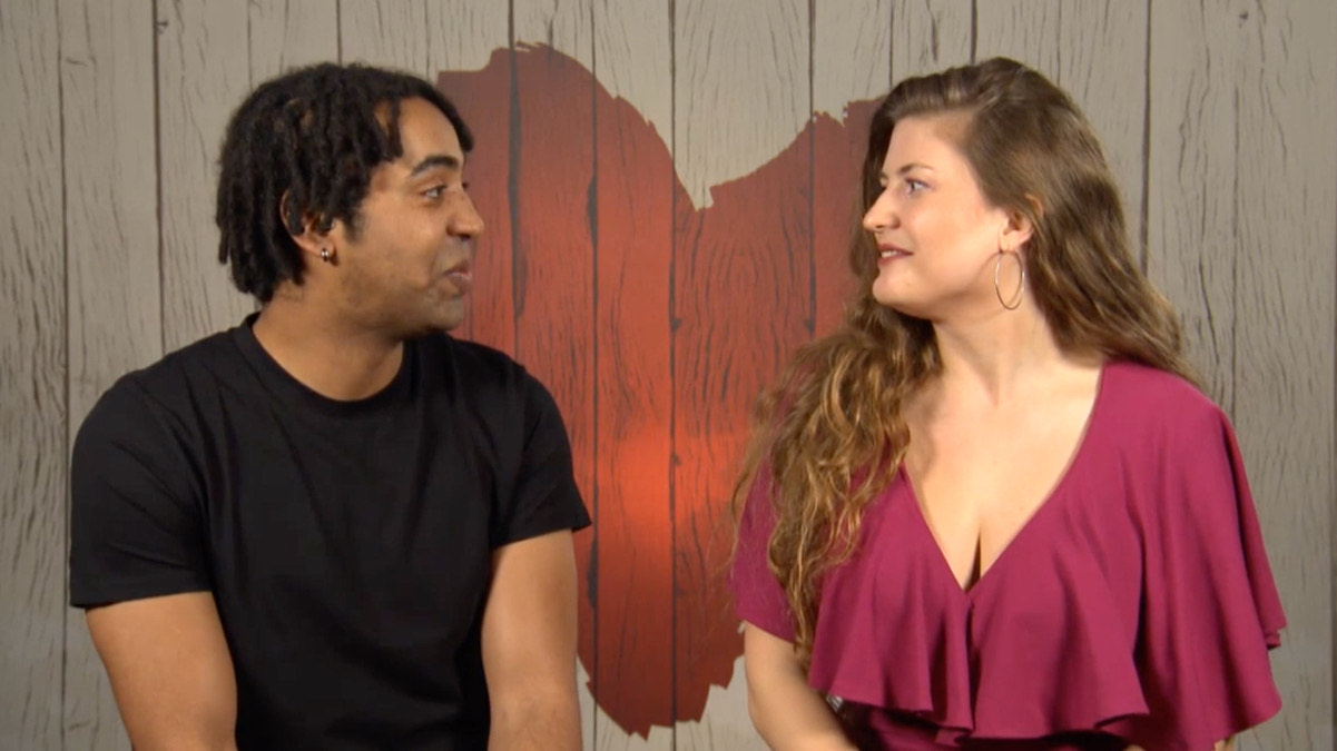 Daria y Mbaye en 'First Dates'