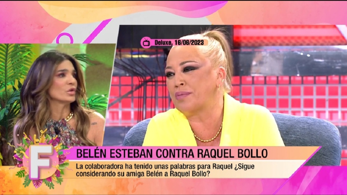 Raquel Bollo la emprende con Belén Esteban en 'Fiesta' y lo que sí dice abre un cisma total