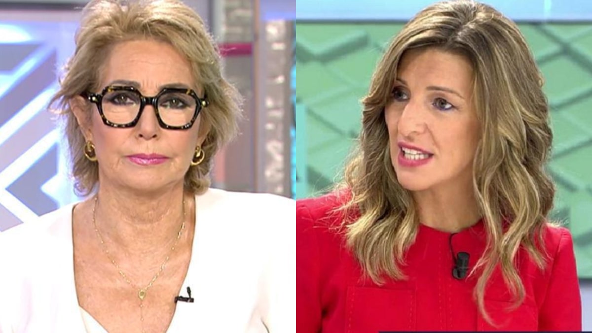 Ana Rosa Quintana y Yolanda Díaz