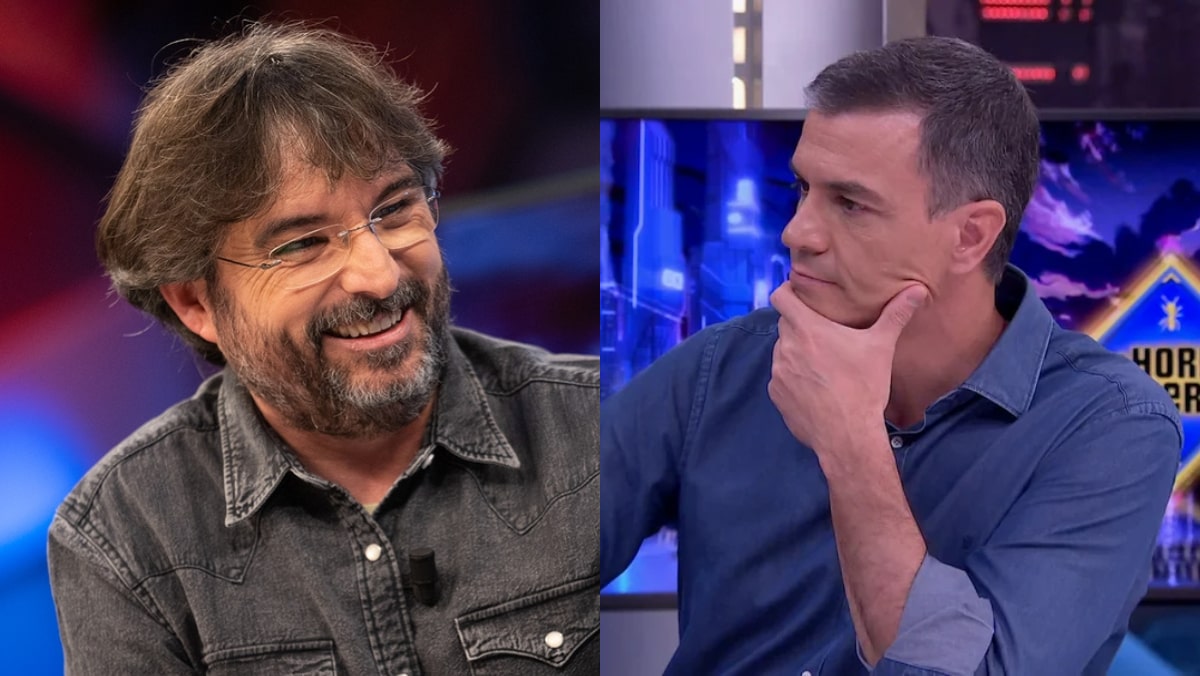 Jordi Évole y Pedro Sánchez.