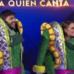 Paula Echevarría y Miguel Torres en 'Mask Singer'.
