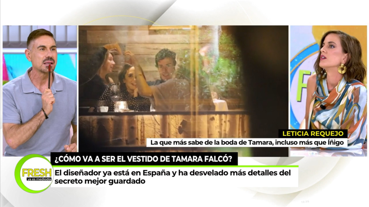 Miguel Ángel Nicolás y Leticia Requejo sobre la Tamara Falcó en 'Ya es mediodía'