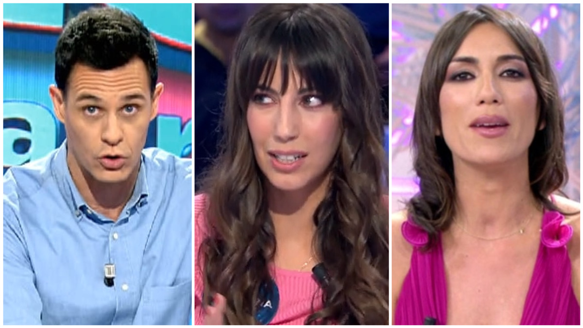 Christian Gálvez, Almudena Cid y Patricia Pardo