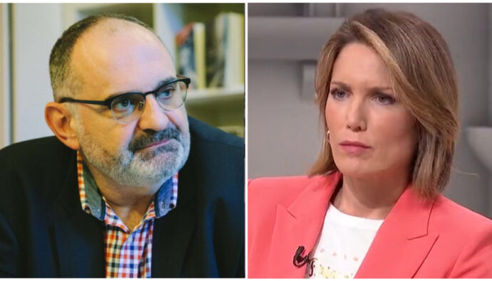 Antón Losada y Silvia Intxaurrondo