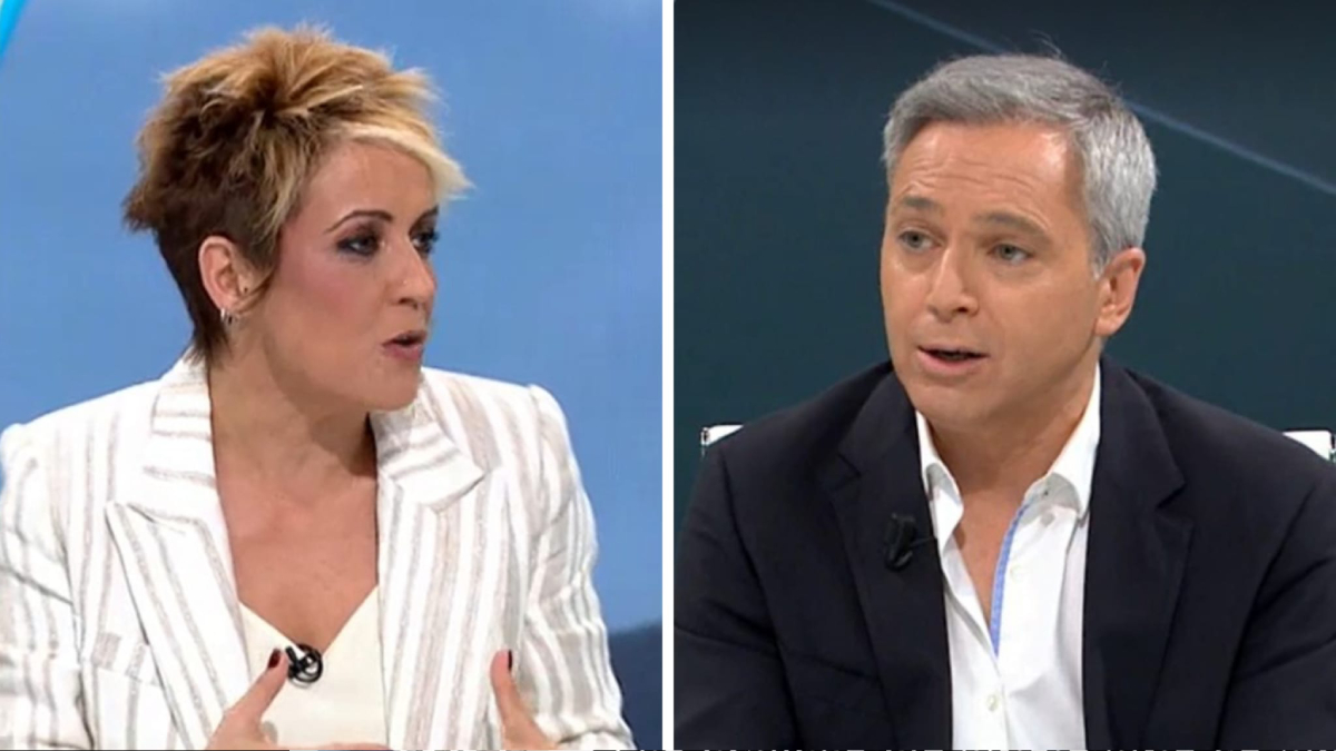 Cristina Pardo y Vicente Vallés en 'Más Vale Tarde'.