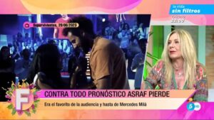 Belén Rodríguez opina sobre Asraf en 'Fiesta'