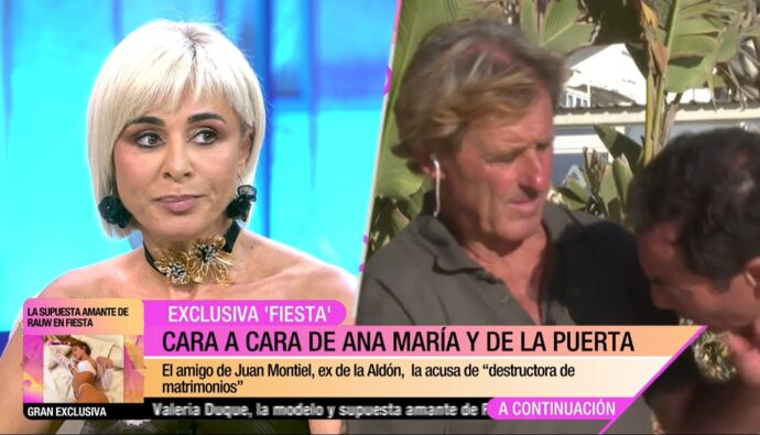 Un espontáneo paraliza una conexión en directo de 'Fiesta'.