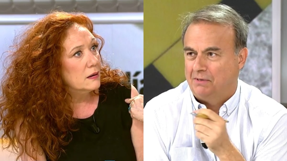 "¿Me estás llamando violenta?": Fuerte enganchón de Cristina Fallarás y Vicente Gil en Telecinco