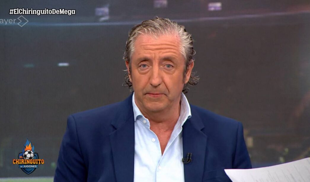 El presentador Josep Pedrerol, en su despedida de 'El Chiringuito' de Mega.
