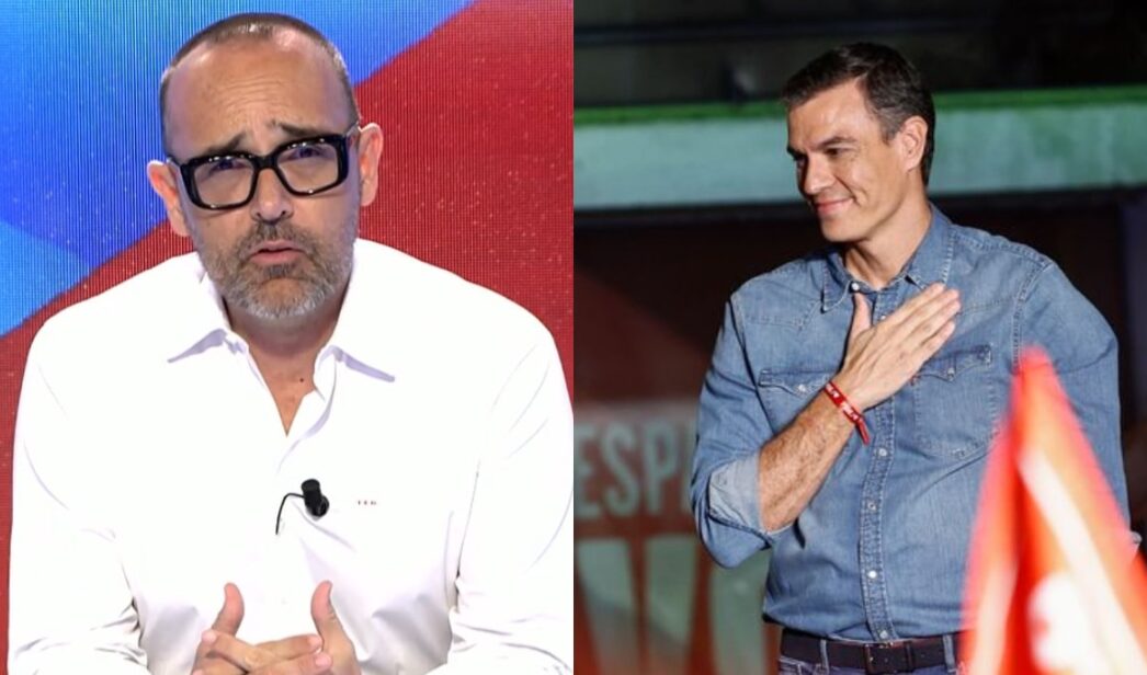 Risto Mejide y Pedro Sánchez.