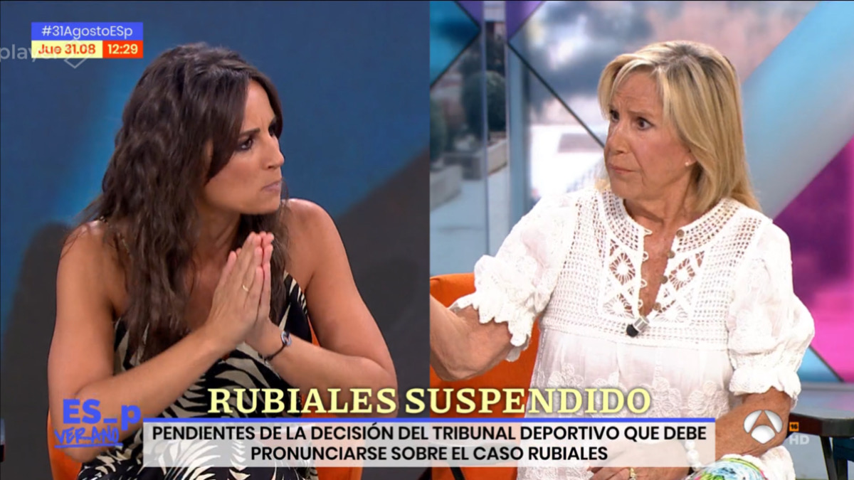 Desencuentro entre Lorena García y Cuca García de Vinuesa en 'Espejo Público'