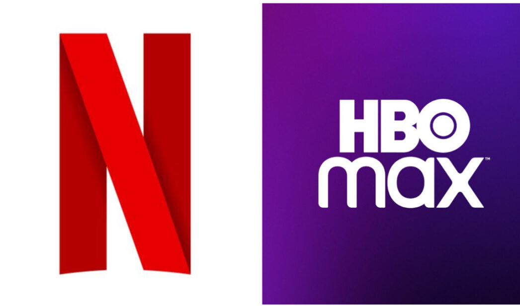 Logotipo de Netflix y HBO Max.