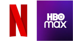 Logotipo de Netflix y HBO Max.