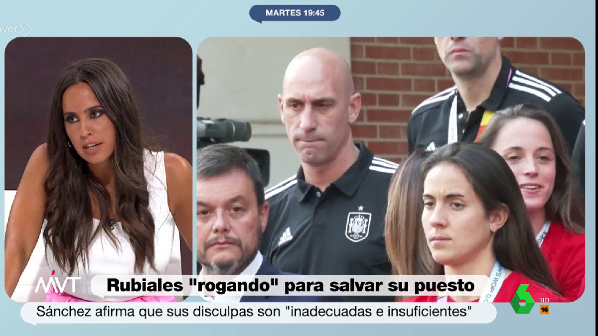 Marina Valdés sentencia el futuro de Luis Rubiales al frente de la Real Federación Española de Fútbol.