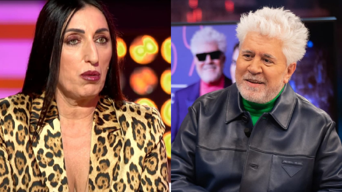 Rossy de Palma y Pedro Almodóvar.