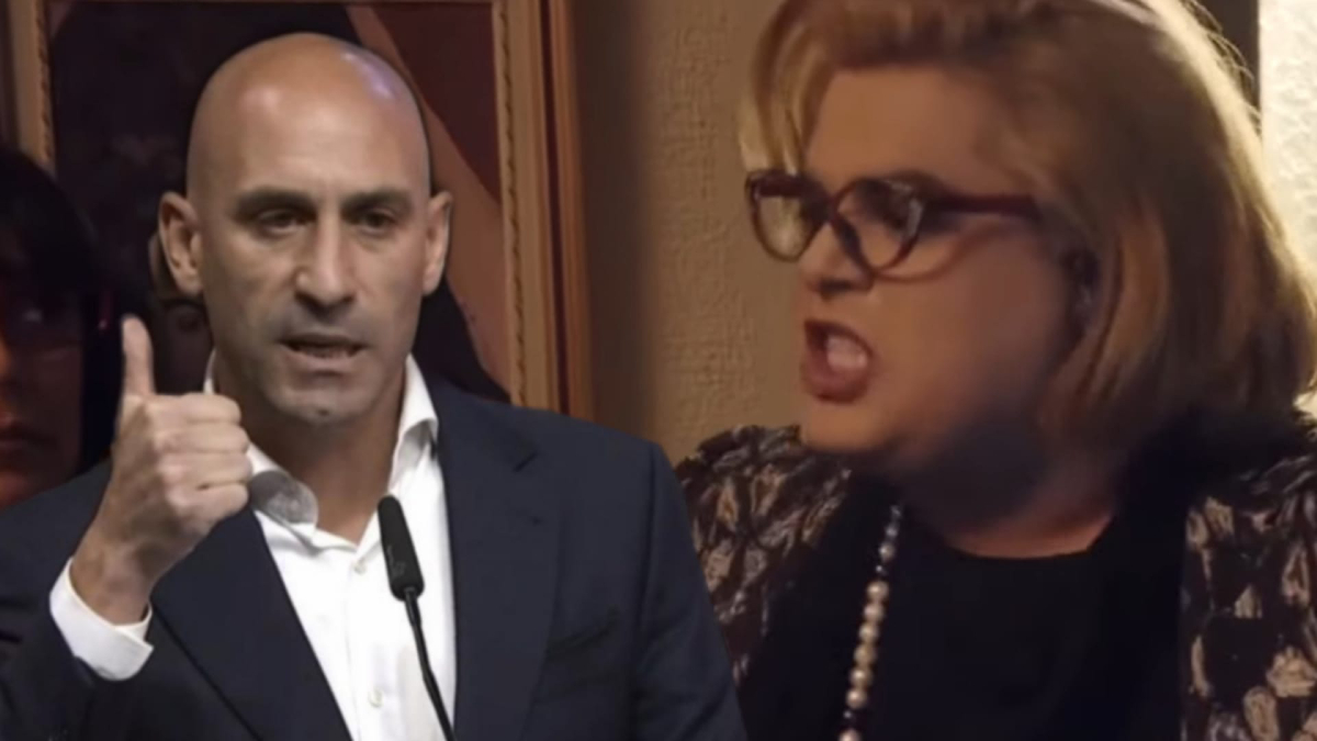 Luis Rubiales y Paquita Salas.