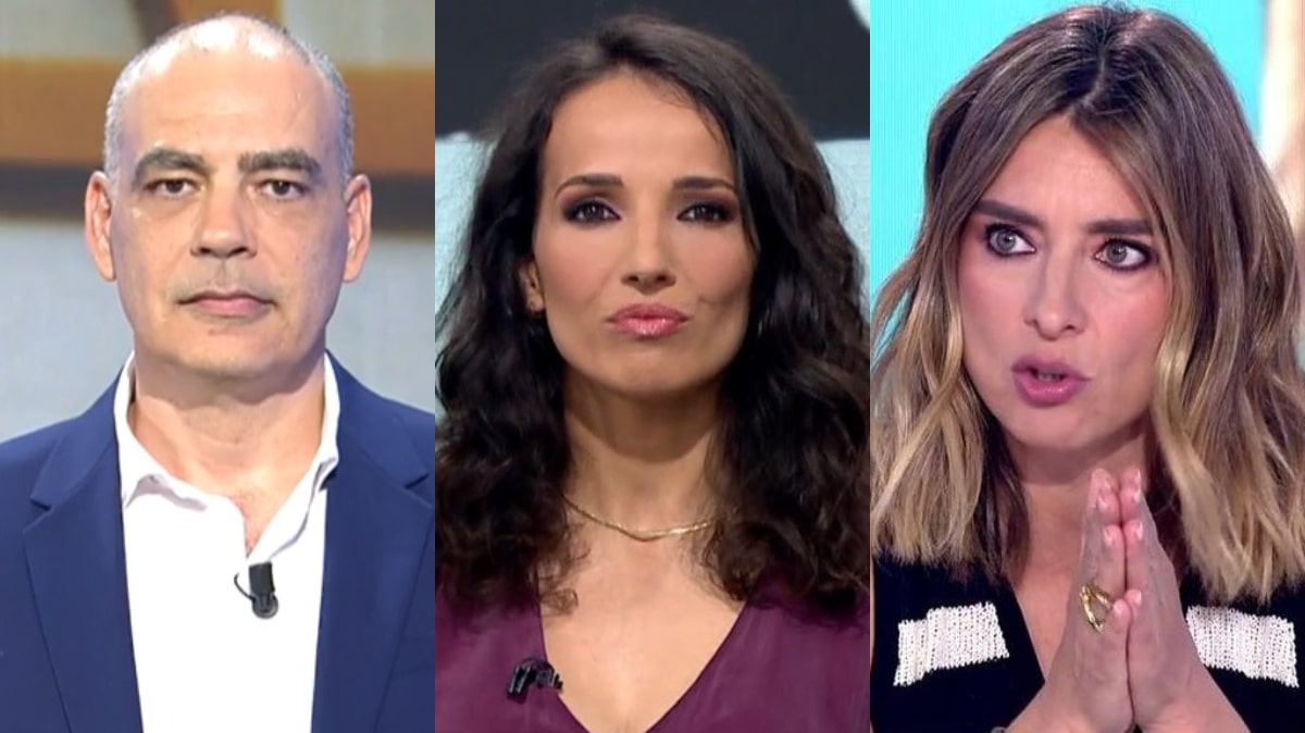 Nacho Abad, Rebeca Haro y Sandra Barneda.