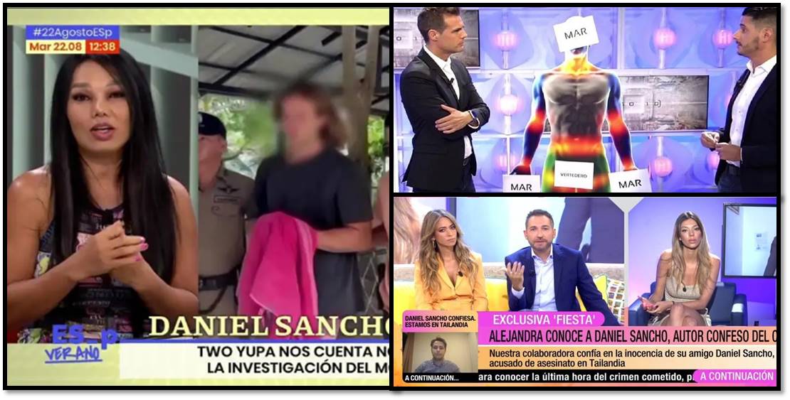 El caso Daniel Sancho y su atiborramiento en TV: El suceso del verano convertido en reality show