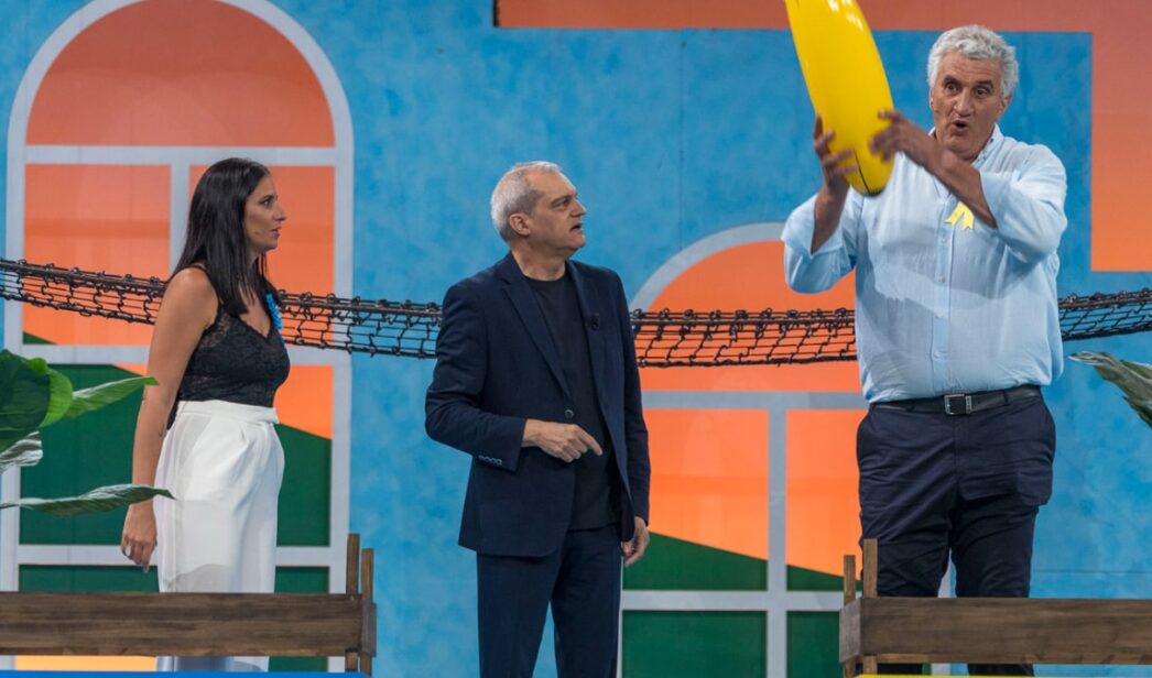 Ramón García, María Peláe y Fernando Romay en 'El Grand Prix'.
