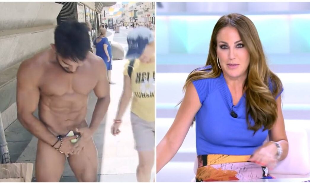 Un joven se queda desnudo en 'El programa del verano' de Telecinco.